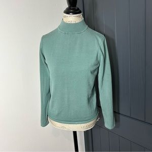 Vintage Pendleton Green Mock Turtleneck Sweater